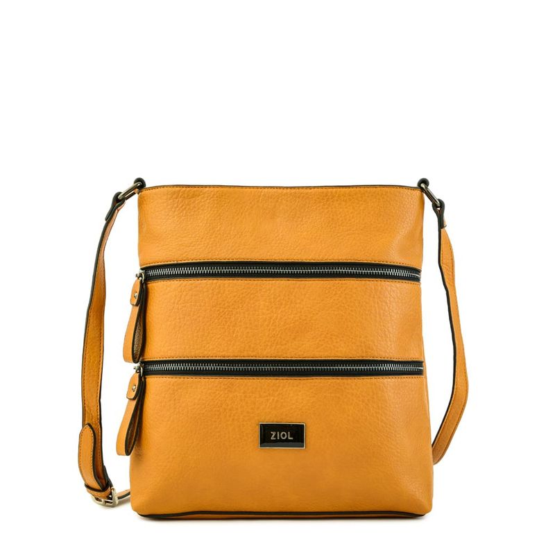 ZIOL - Cartera bandolera mediana catherine camel