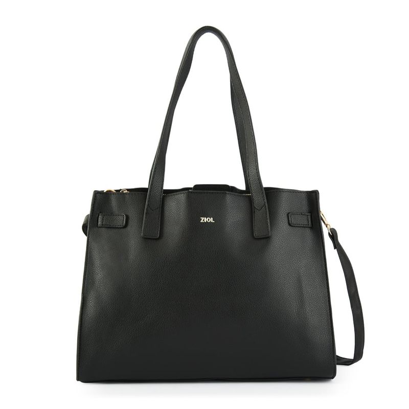 ZIOL - Cartera dos asas mediana rosaire negro