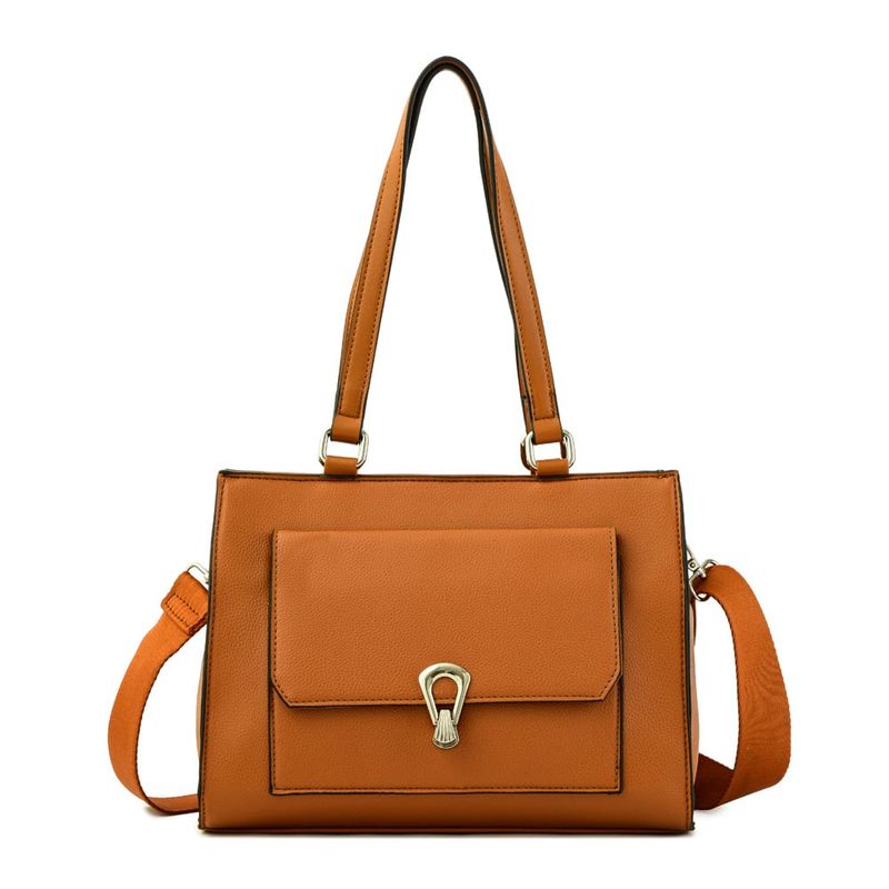 ZIOL - Cartera dos asas mediana dalal café