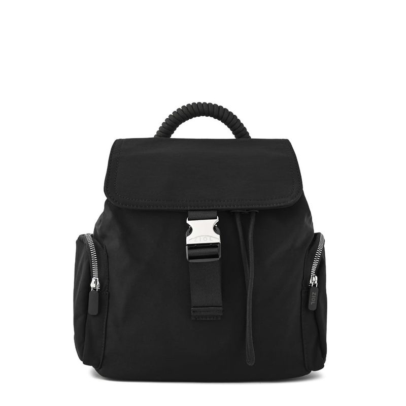 ZIOL - Mochila con tapa mediana burano negro