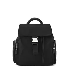 ZIOL - Mochila con tapa mediana burano negro