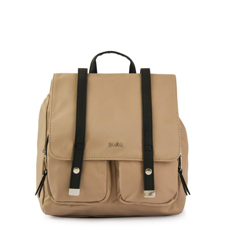 ZIOL - Mochila con tapa mediana erzurum taupe