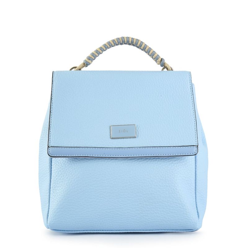 ZIOL - Mochila con tapa mediana alicia celeste