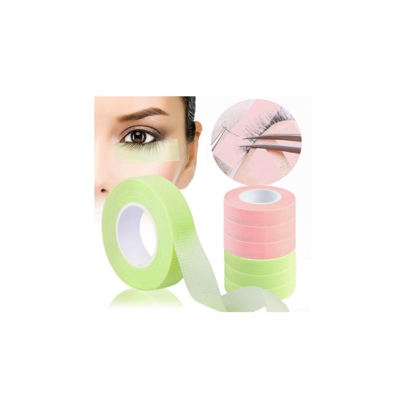 GENERICO - Pack 12 Cintas Micropore Para Extensiones De Pestañas