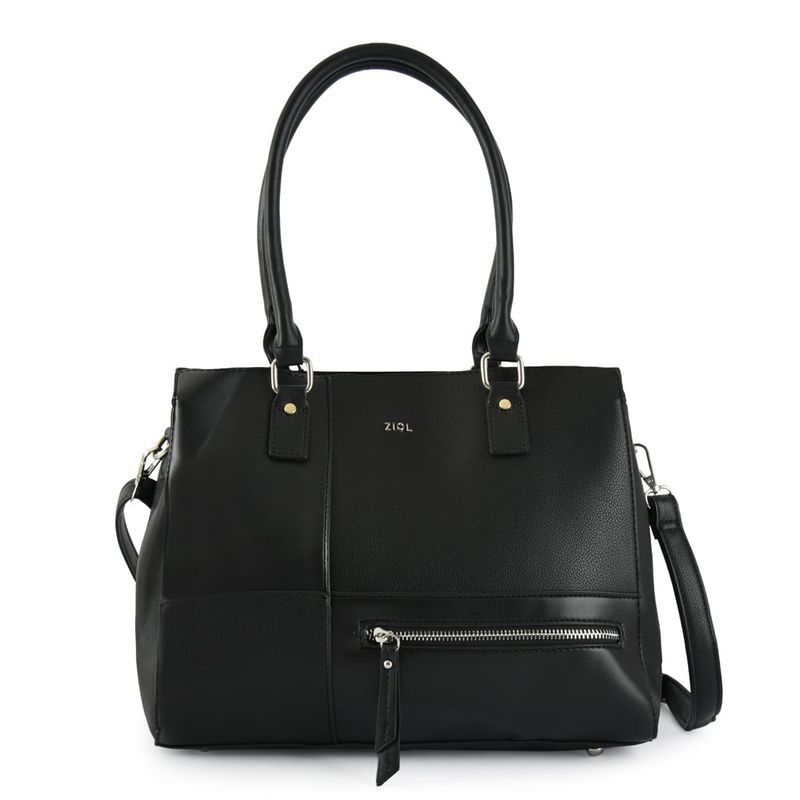 ZIOL - Cartera dos asas tres divisiones grande lupe negro