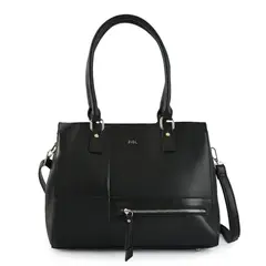 ZIOL - Cartera dos asas tres divisiones grande lupe negro