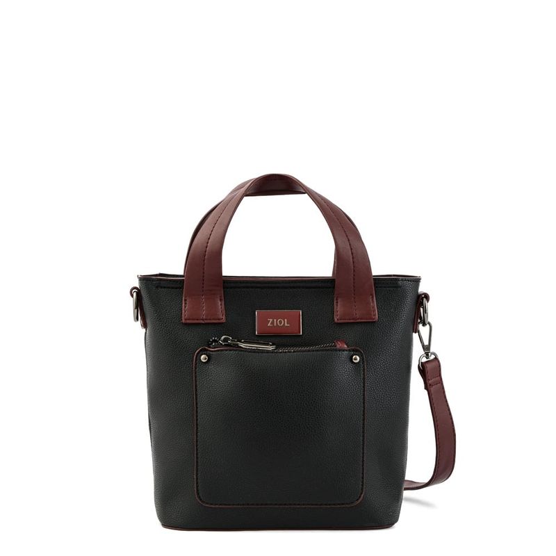 ZIOL - Cartera bandolera mediana moura negro