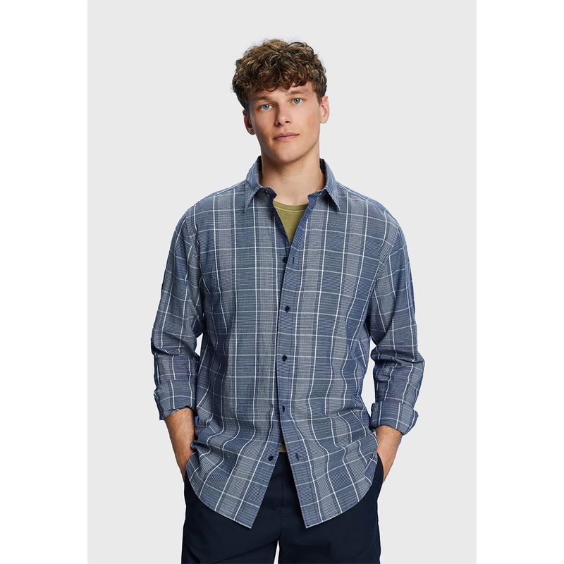 ESPRIT - Camisa Ligera De Cuadros Hombre Esprit ESPRIT