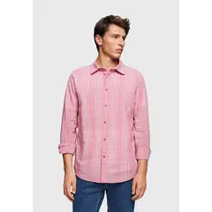 ESPRIT - Camisa Ligera De Cuadros Hombre