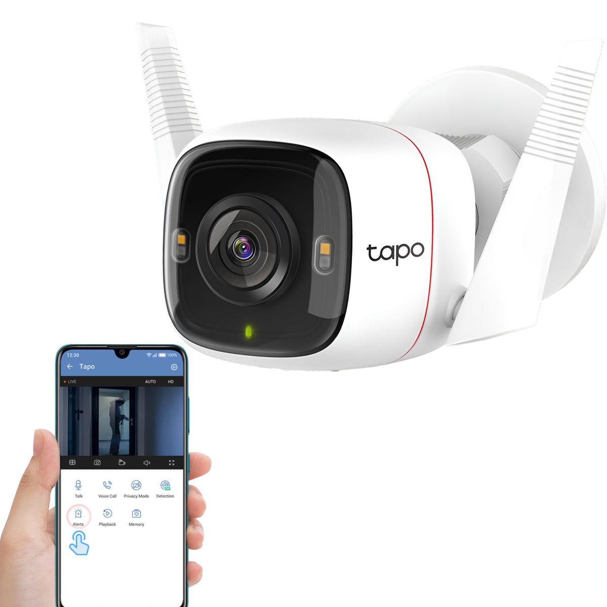 TP LINK - Cámara de Seguridad Wifi 2K TP-LINK TAPO C320WS de Exterior