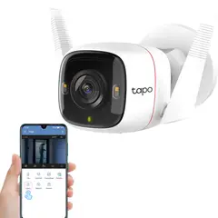 TP LINK - Cámara de Seguridad Wifi 2K TP-LINK TAPO C320WS de Exterior - Blanco
