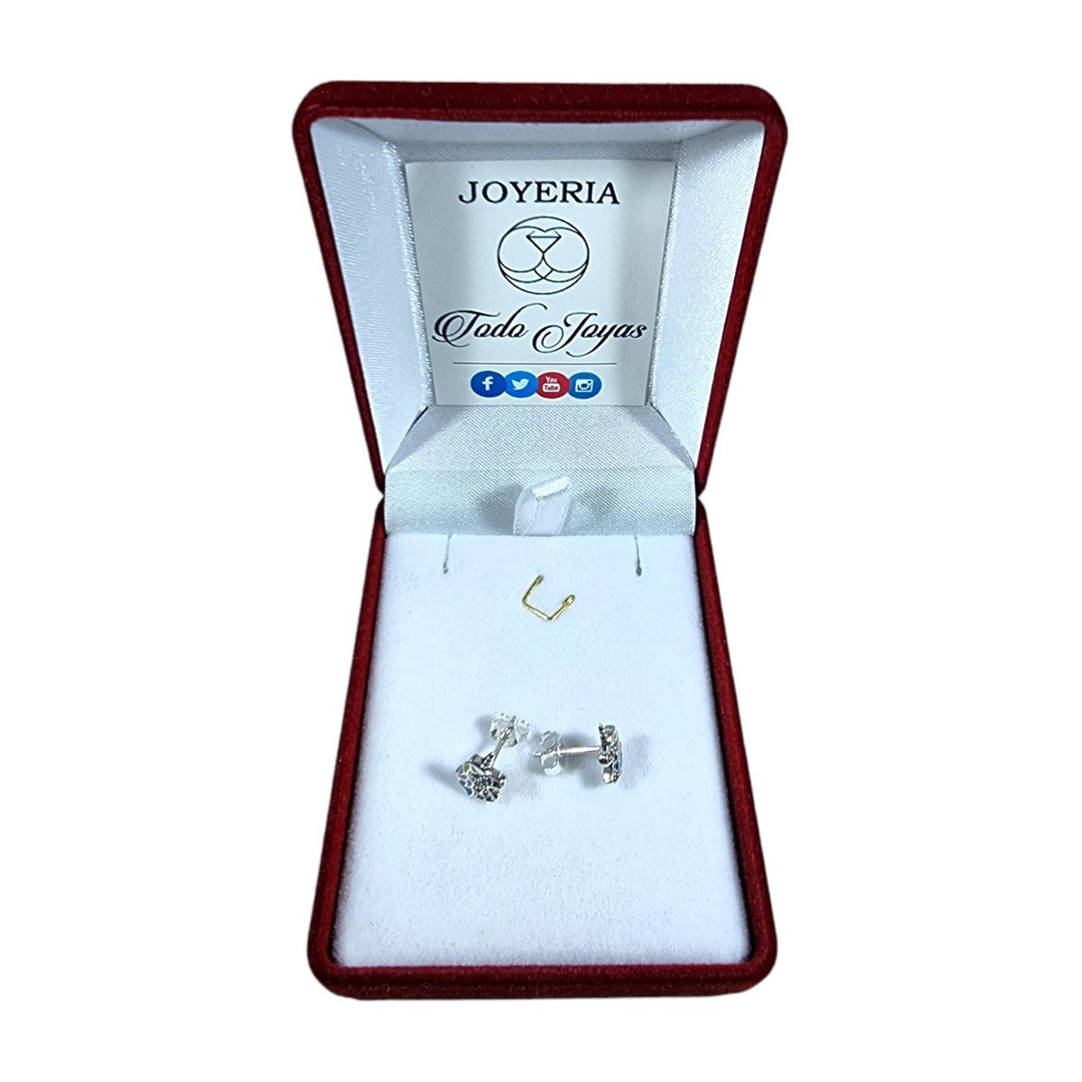 TODOJOYAS - Aros Plata 925 Unicornio Multicolor
