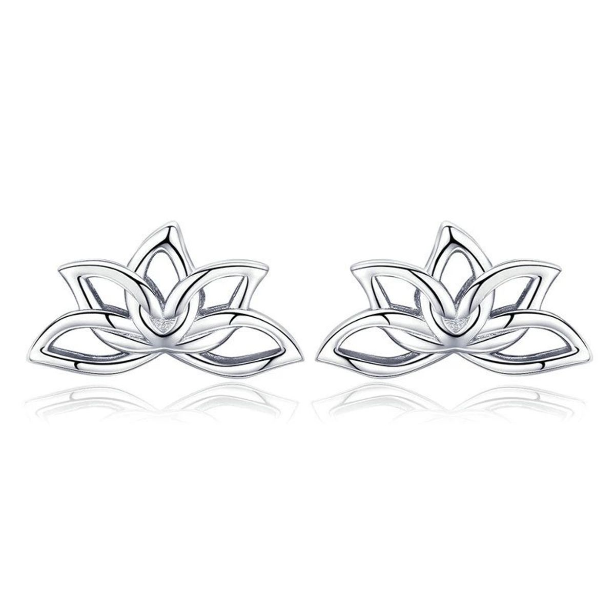 TODOJOYAS - Aros Plata 925 Flor de Loto