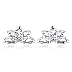 TODOJOYAS - Aros Plata 925 Flor de Loto