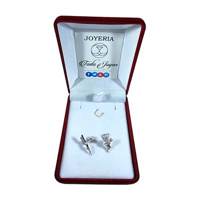 Imagen 2 del producto Aros Plata 925 Hadas Plateadas