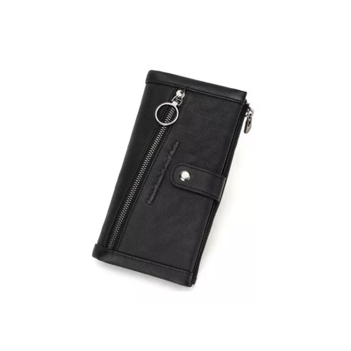 CONTACT - Billetera De Cuero Larga Marca Contacts Modelo M1310 Black