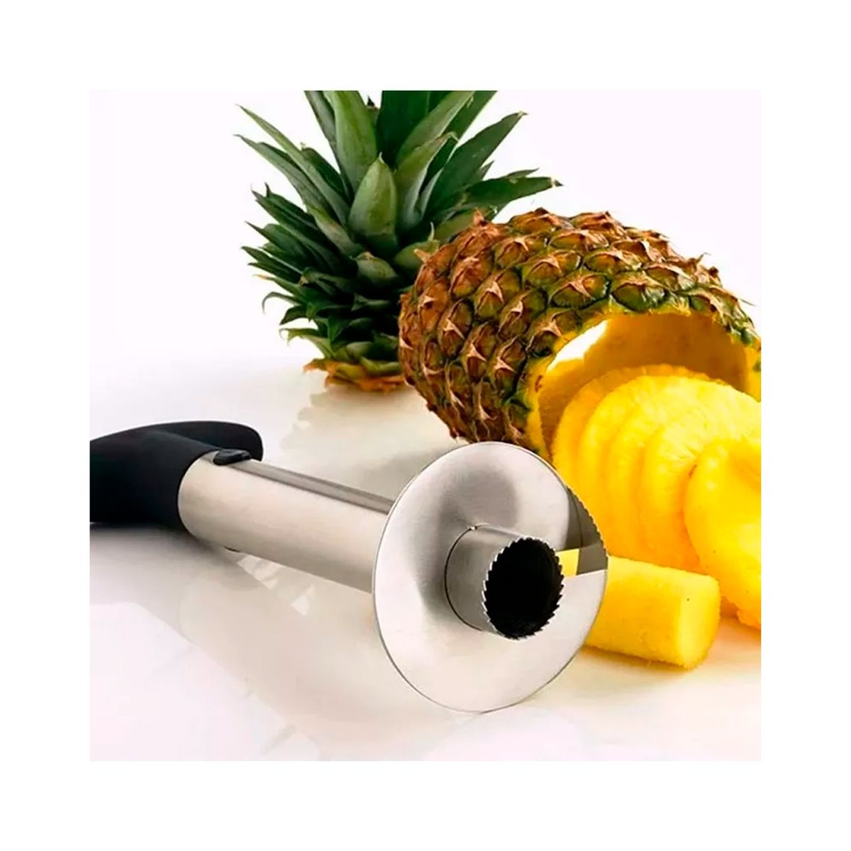 GENERICO - Cortador Pelador De Piña Flagship Extrae Rebana
