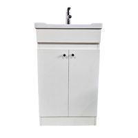 Vanitorio 60x47cm BLANCO Con Loza Y Grifería Completo