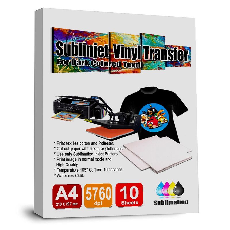 VISION - VINILO SUBLIMABLE TEXTIL IMPRIMIBLE DARK