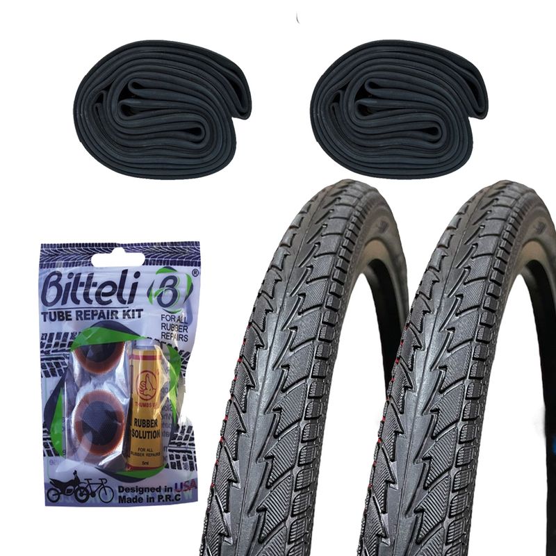 GENERICO - PACK 2 NEUMATICO 26X1,75 WANDA + 2 CAMARAS 26 + REGALO