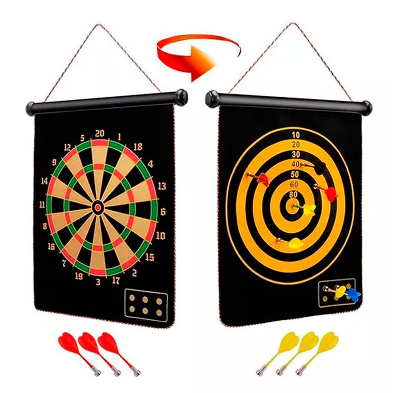 ESHOPANGIE - Juego Dardo Tablero Colgante Y Plegable Accesorios Magnético