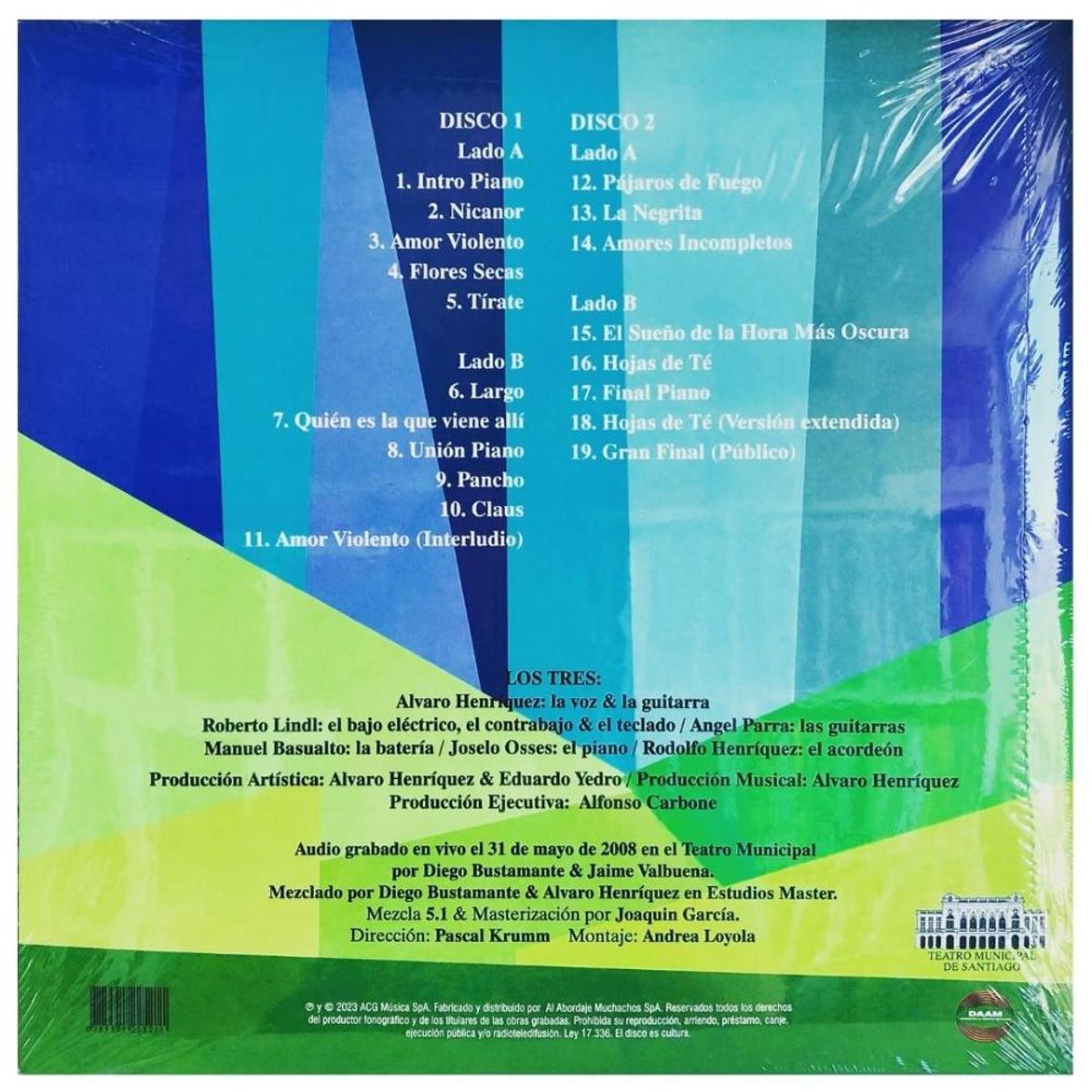 HITWAY MUSIC - LOS TRES - 30 Y TRES HORAS BAR (2LP) - VINILO HITWAY MUSIC