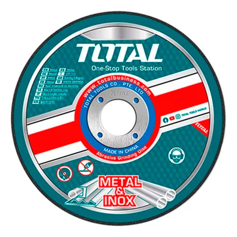 TOTAL TOOLS - Disco Corte Metal Acero Inox 9 230mm Total Tac2162301