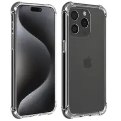 GENERICO - Carcasa Para iPhone 15 Pro Transparente Antigolpe