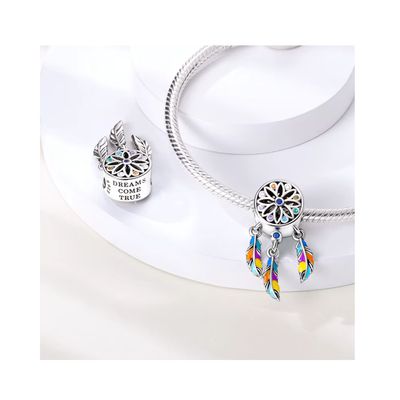 Imagen 2 del producto Charm Circular con Circones y Alas Colgantes