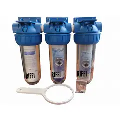 GENERICO - Filtro de agua triple 10 x 2.5 pp-udf-cto 1pulgada