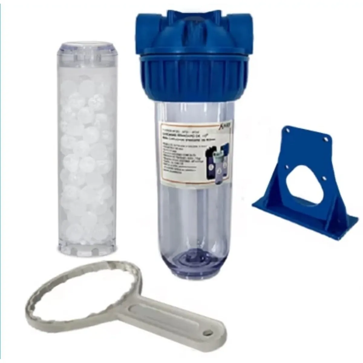 GENERICO - Filtro de agua antisarro 10 x 2.5/2.75 polifosfato