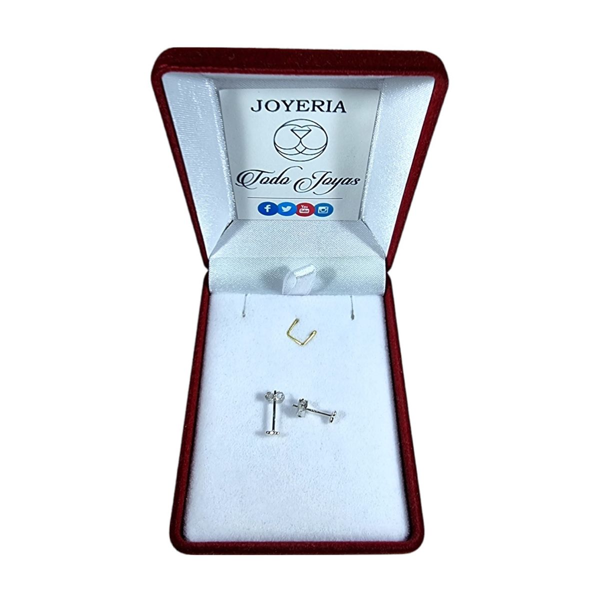 TODOJOYAS - Aros Plata 925 Mini Corazon Plateado