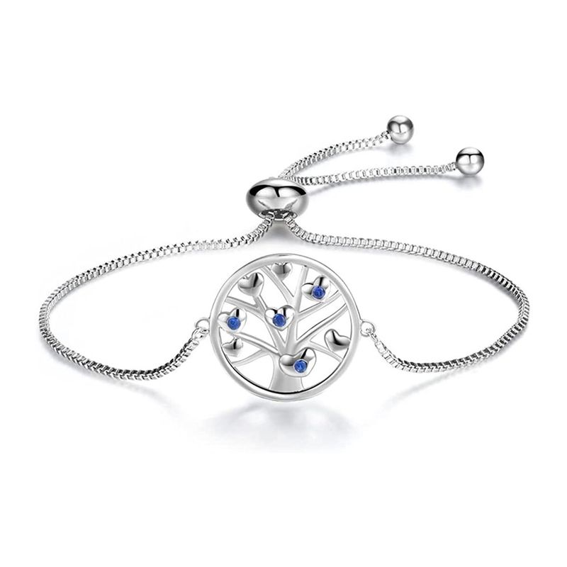 TODOJOYAS - Pulsera Arbol de La vida Circones Plateada