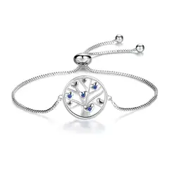 TODOJOYAS - Pulsera Arbol de La vida Circones Plateada