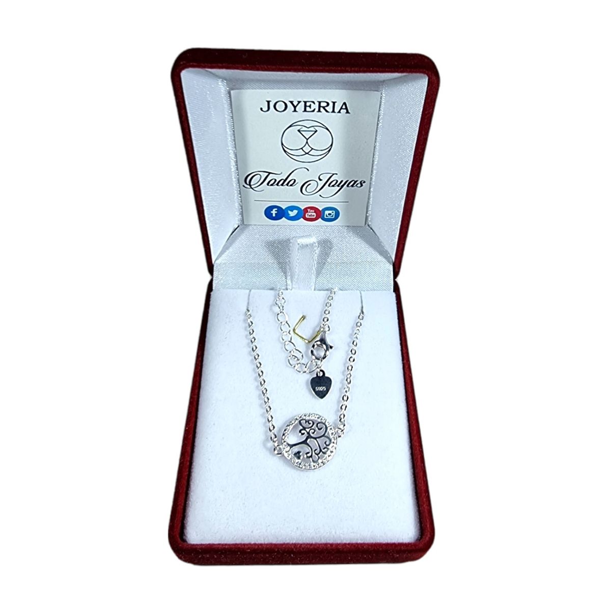 TODOJOYAS - Pulsera Plata 925 Arbol de La vida