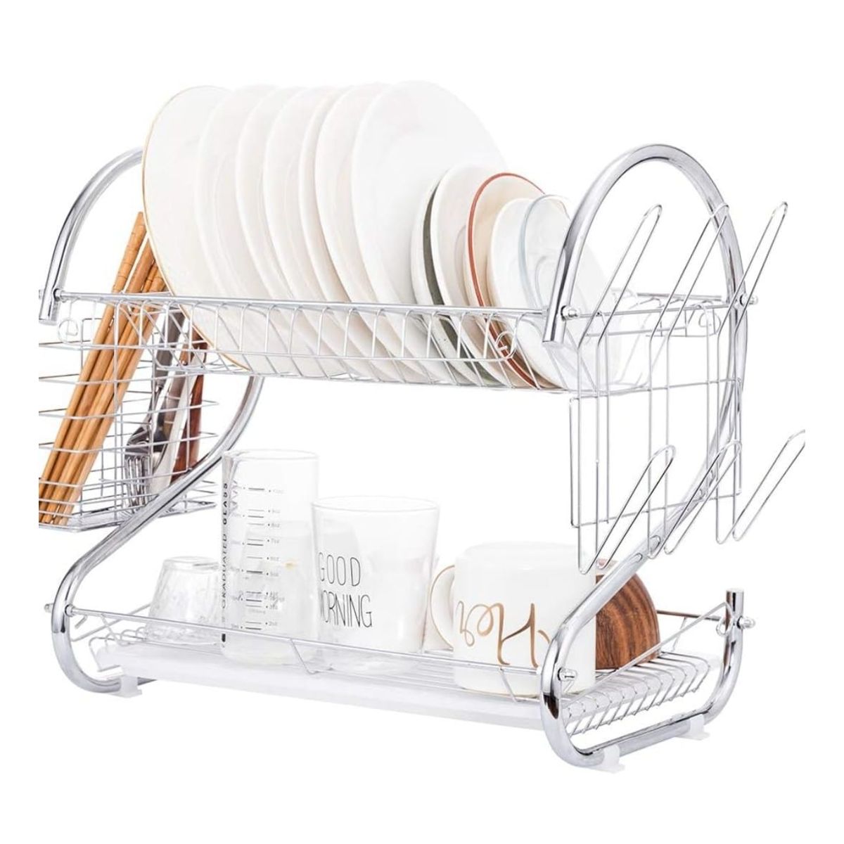 GENERICO - Secador Escurridor De Platos Dos Niveles