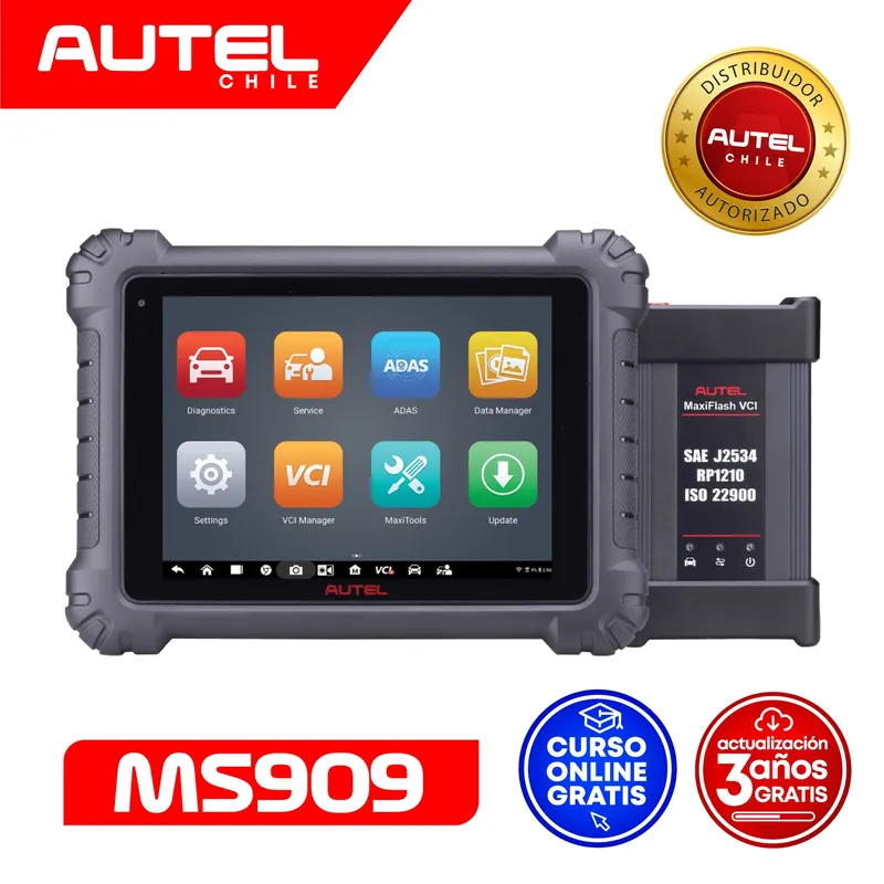 AUTEL - Scanner Autel Maxisys MS909 + 3 Años de Actualizacion