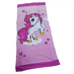 GENERICO - TOALLA DE PLAYA BAÑO PISCINA MICROFIBRA 75X150 CM DISEÑO UNICORNIO