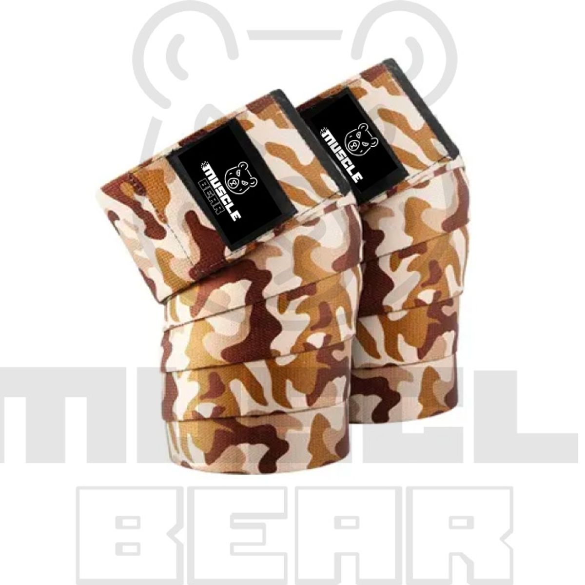 MUSCLE BEAR - RODILLERAS VENDA ELÁSTICA