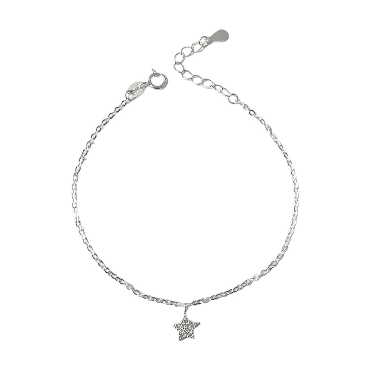 TODOJOYAS - Pulsera Plata 925 Estrella Circones