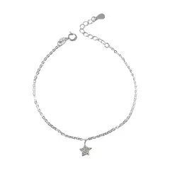 TODOJOYAS - Pulsera Plata 925 Estrella Circones