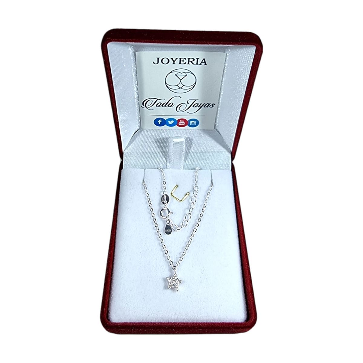 TODOJOYAS - Pulsera Plata 925 Estrella Circones