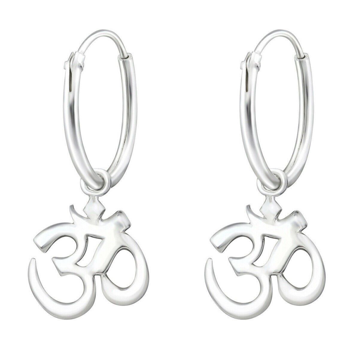 TODOJOYAS - Aros Plata 925 Argolla Om 3o Yoga