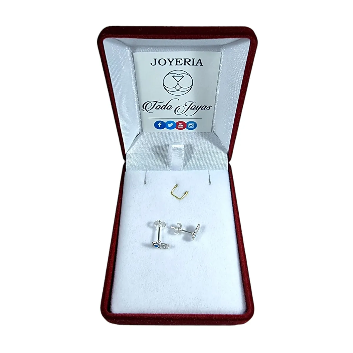 TODOJOYAS - Aros Plata 925 Mano de Fatima Ps