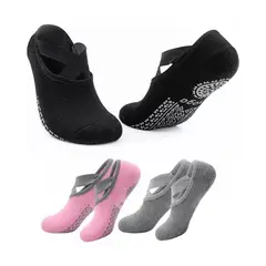 FITNICS - Calcetines Antideslizantes Yoga Pilates Set 3 Pares