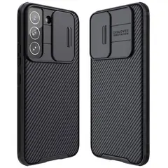 NILLKIN - Carcasa Cam Shield para Samsung S22 Plus Negro Vidrio