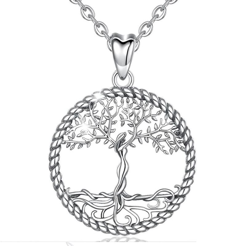TODOJOYAS - Collar Plata 925 Arbol de la Vida Tree