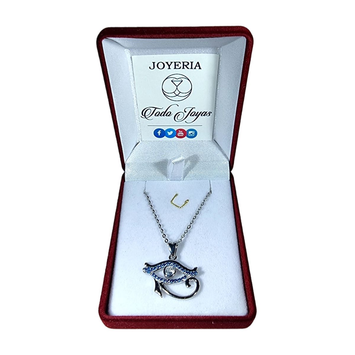 TODOJOYAS - Collar Plata 925 Ojo de Horus