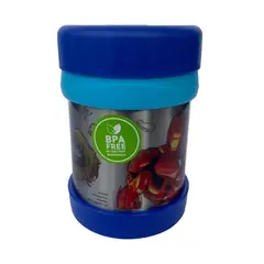 DISNEY - Termo De Comida 100 Años Acero Inoxidable 350ml Heroes - Azul