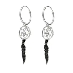 TODOJOYAS - Aros Plata 925 Argolla Atrapa Sueño
